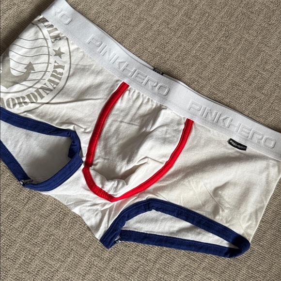 Men's Pink Hero Underwear Set - White, Blue, Yellow - Picture 7 of 9